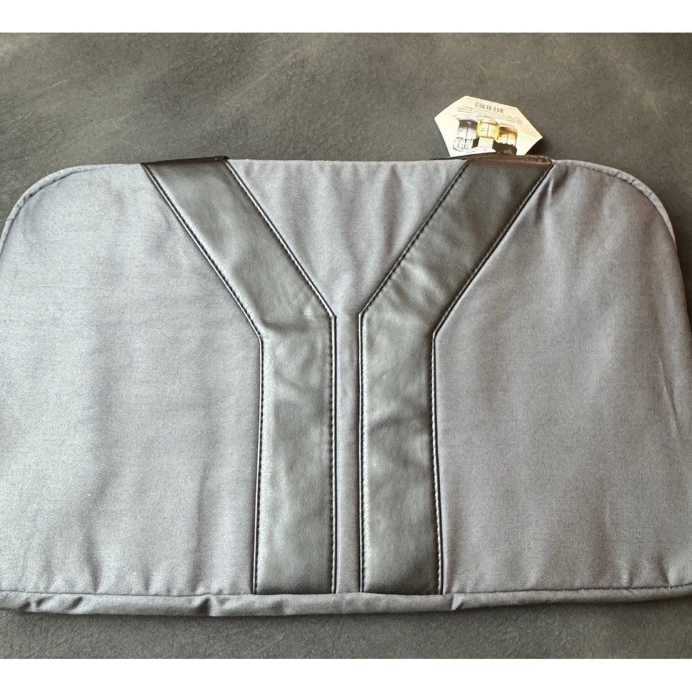 YSL Yves Saint Laurent Parfums Gray Duffle Bag Weekend Travel VIP Gift Large New